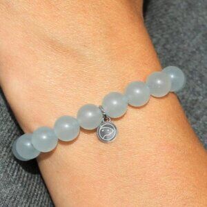 Otter Spirit Sky Blue Jade Bracelet